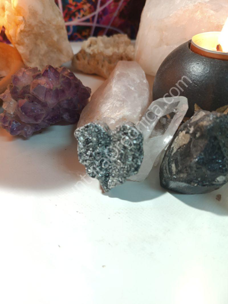 Orgonita electronite Hoja Corazón decorativa - Imagen 3