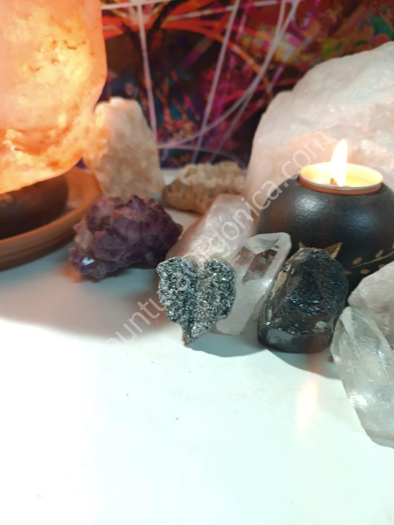 Orgonita electronite Hoja Corazón decorativa - Imagen 2