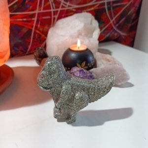 Orgonita Electronite Dinosaurio decorativo Grande Mod. 1