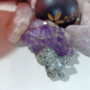 Dinosaurio decorativo pequeño Mod. 3. Orgonita - Electronite