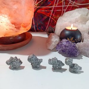 Dinosaurio Decorativo Pequeño Mod. 2. Orgonita - Electronite.