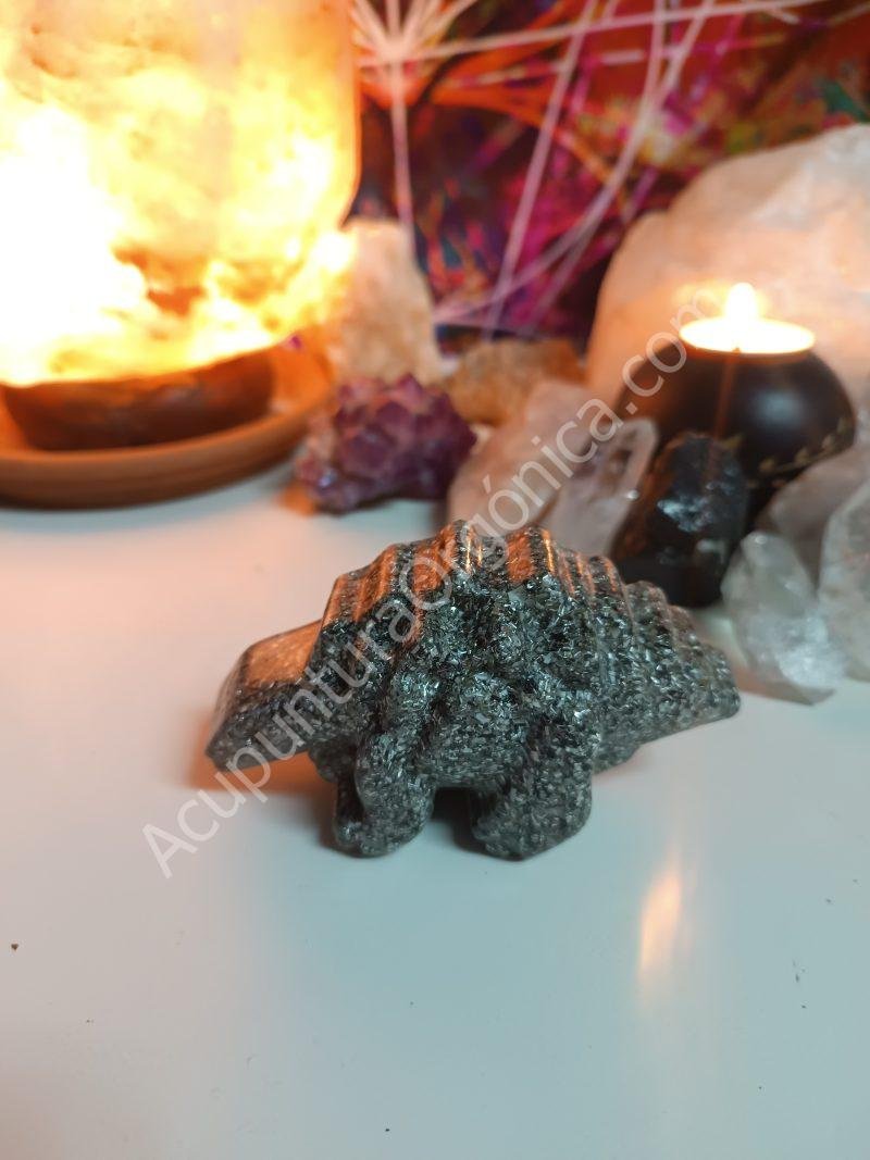 Dinosaurio decorativo Grande Mod. 3 Orgonita - Electronite - Imagen 3