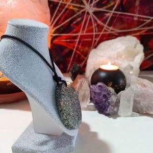 Colgante Círculo Grande. Orgonita - Electronite.