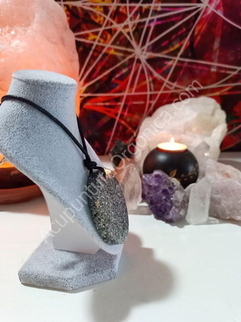 Colgante Círculo Grande. Orgonita - Electronite. - Imagen 6