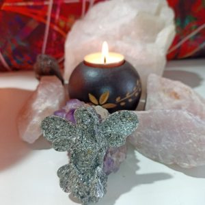 Hada decorativa Dos Alas. Orgonita - Electronite.