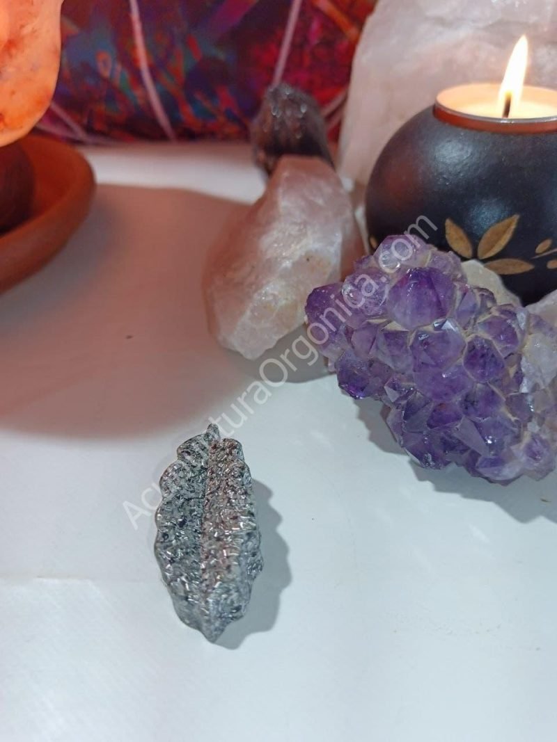 Hoja Alargada decorativa con Picos de Orgonita - Electronite - Imagen 2