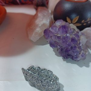 Hoja Alargada decorativa con Picos de Orgonita - Electronite