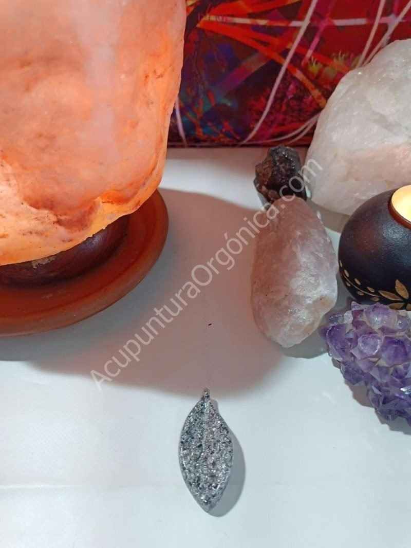 Hoja Alargada decorativa punta de Orgonita - Electronite - Imagen 2