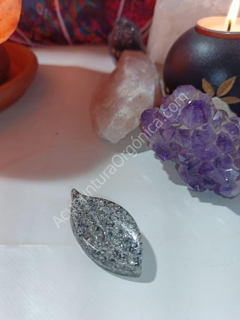 Hoja Alargada decorativa punta de Orgonita - Electronite