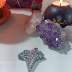 Hoja en Punta de Orgonita - Electronite