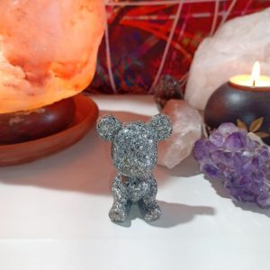 Osito corazón decorativo. Orgonita - Electronite.