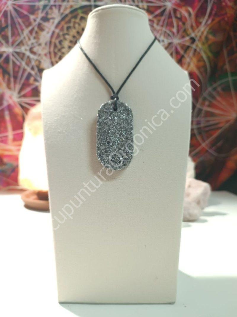 Colgante Chapa Militar Orgonita-Electronite