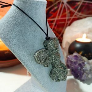 Colgante Hada 2 Alas. Orgonita - Electronite.