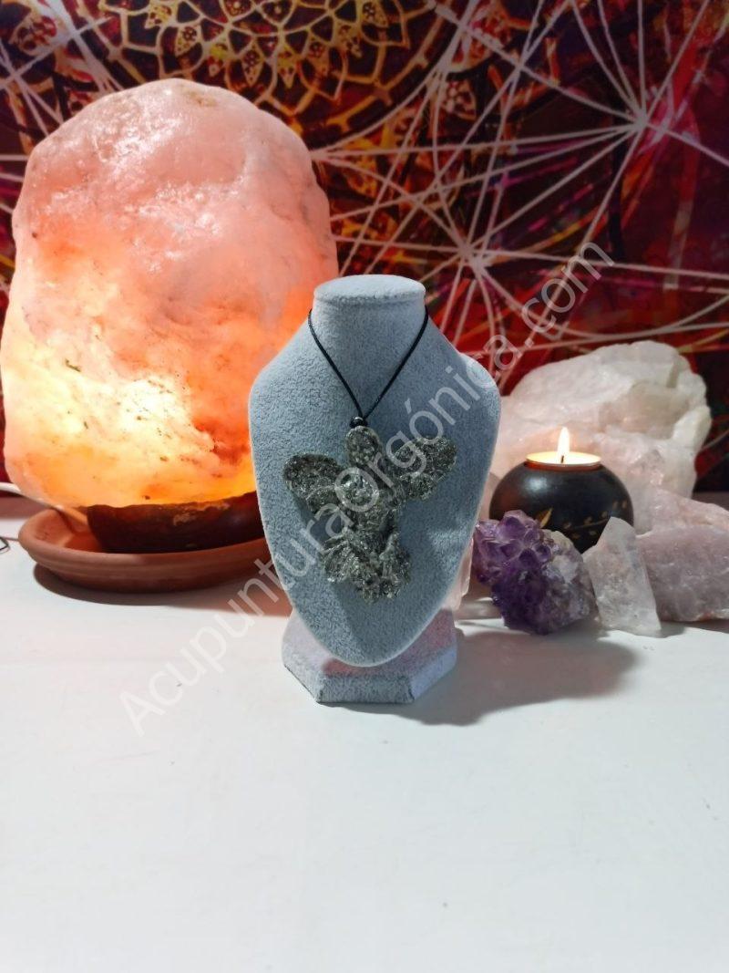Colgante Hada 2 Alas. Orgonita - Electronite. - Imagen 4