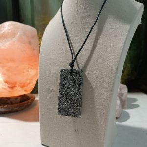 Colgante Chapa Rectangular. Orgonita-Electronite