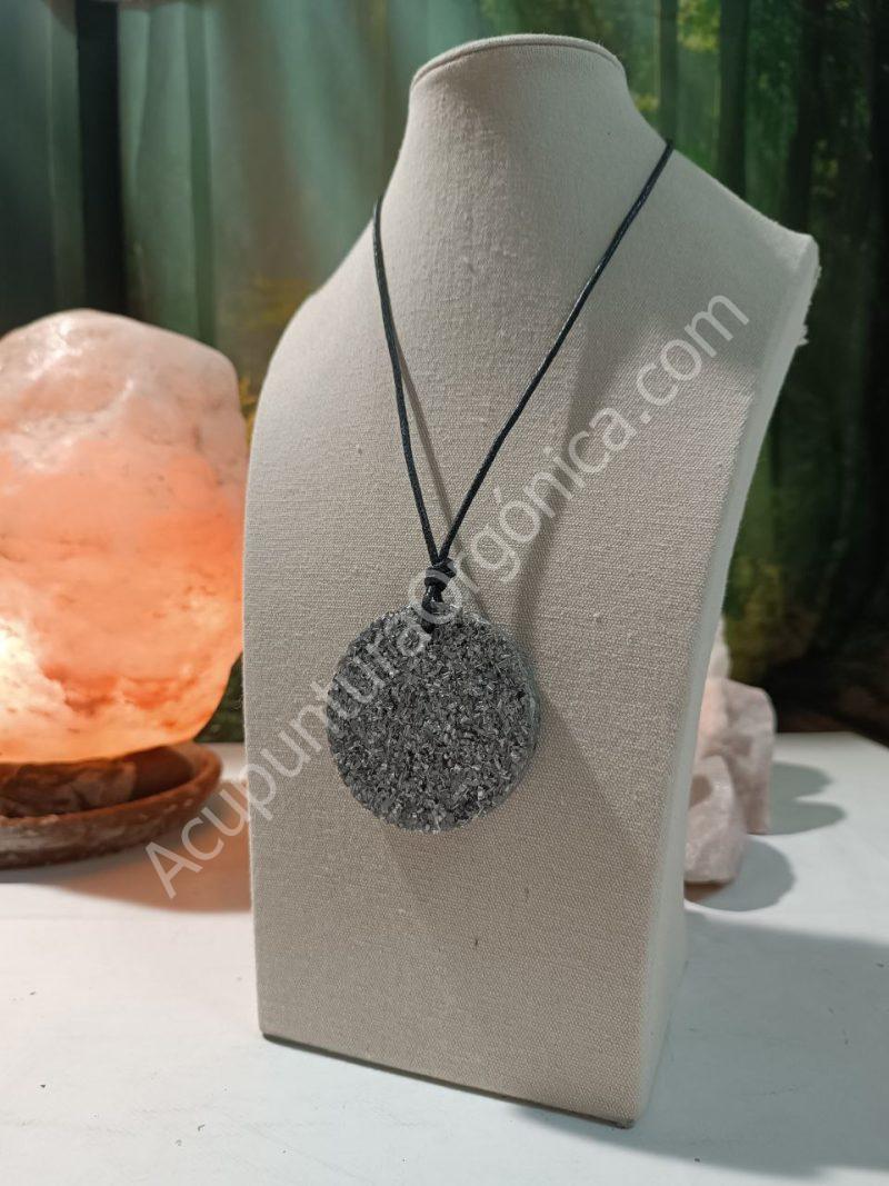 Colgante Círculo Grande. Orgonita - Electronite. - Imagen 4