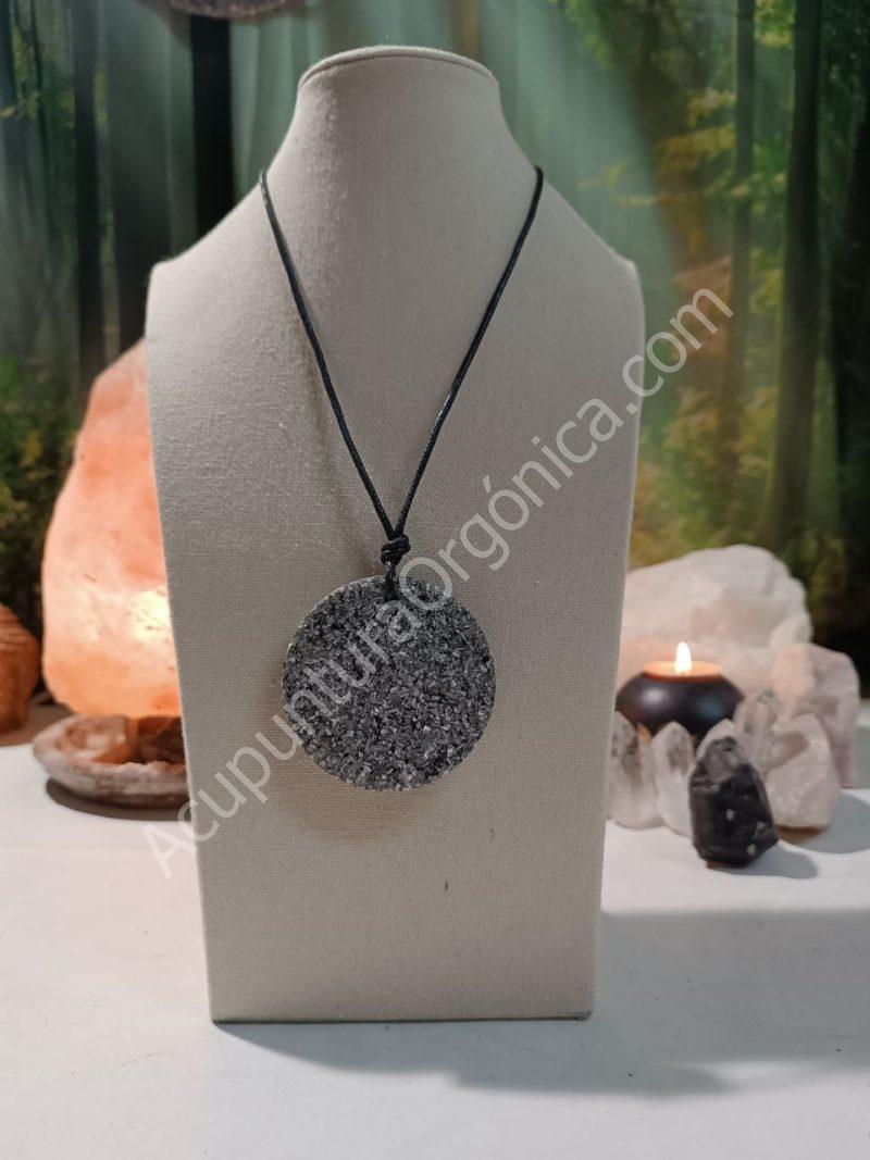 Colgante Círculo Grande. Orgonita - Electronite.