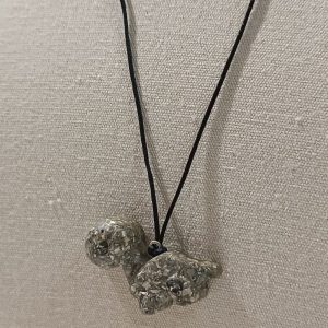 Colgante Dinosaurio pequeño mod 1. Orgonita - Electronite.