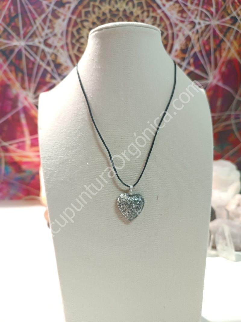 Colgante Corazón orgontia electronite. Grande y Pequeño. - Imagen 8
