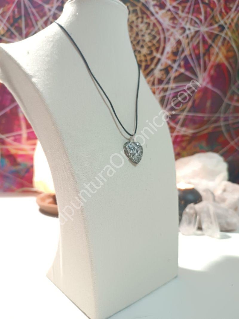 Colgante Corazón orgontia electronite. Grande y Pequeño. - Imagen 7