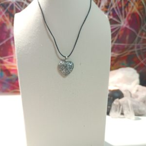 Colgante Corazón orgontia electronite. Grande y Pequeño.