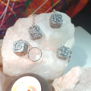 Llavero con Inicial Orgonita electronite