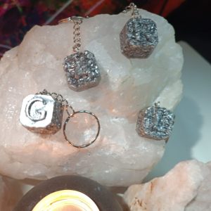 Llavero con Inicial Orgonita electronite