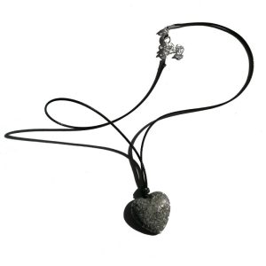 Colgante Corazón orgontia electronite. Grande y Pequeño.