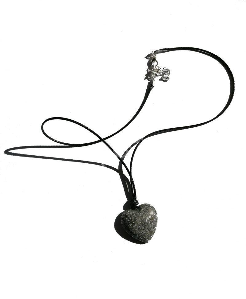 Colgante Corazón orgontia electronite. Grande y Pequeño. - Imagen 9