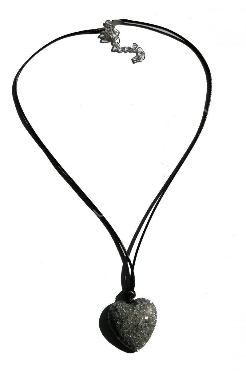Colgante Corazón orgontia electronite. Grande y Pequeño. - Imagen 10