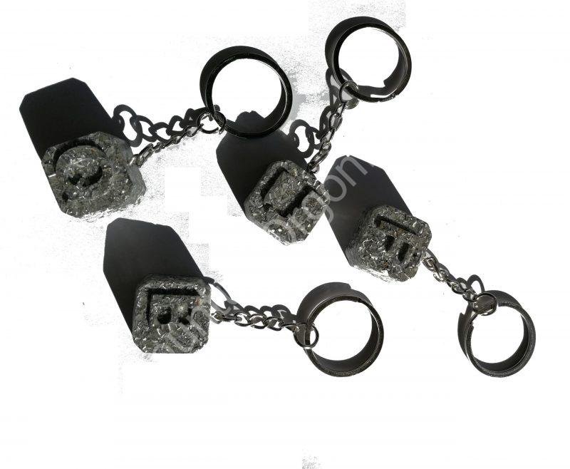 Llavero con Inicial Orgonita electronite - Imagen 5