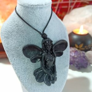 Colgante Orgonita Magnetita Hada 2 Alas