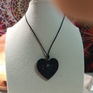 Colgante Corazón Ángel Orgonita MAGNETITA