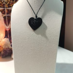 Colgante Corazón Ángel Orgonita MAGNETITA