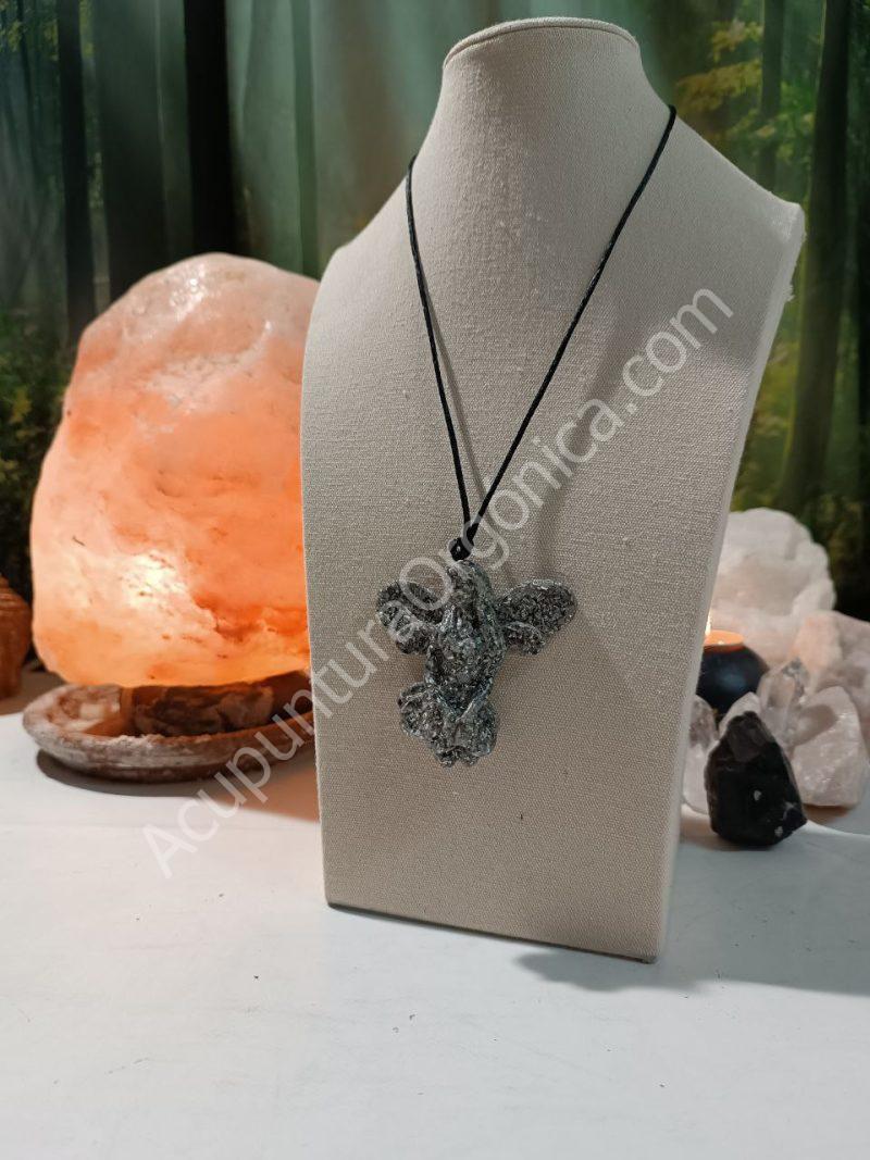 Colgante Hada 2 Alas. Orgonita - Electronite. - Imagen 3
