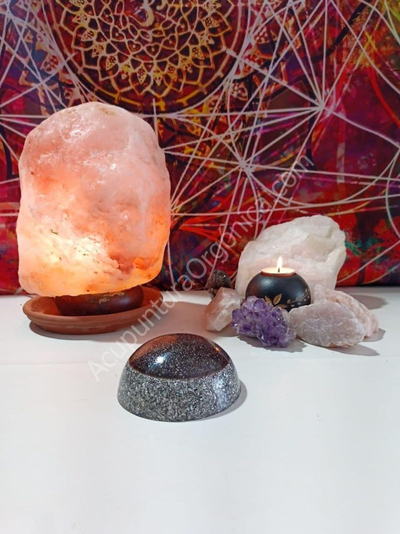 Orgonita viruta de hierro y aluminio Semiesfera - Imagen 2