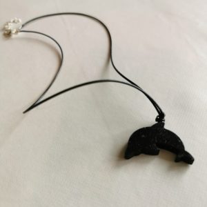 Colgante Delfín Magnetita Orgonita