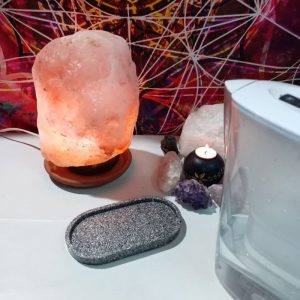 Orgonita electronite base jarra de agua