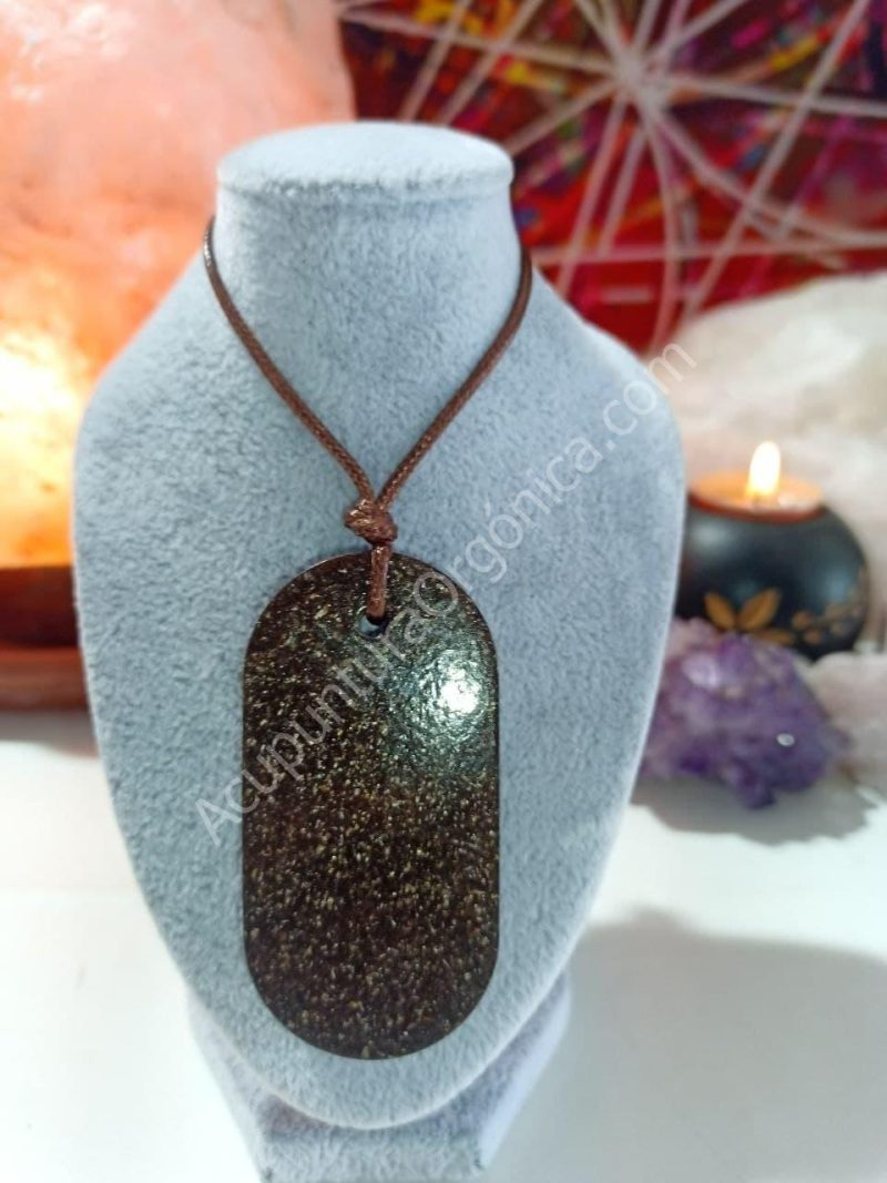 Orgonita VIRUTA PEQUEÑA DE HIERRO colgante Chapa Militar