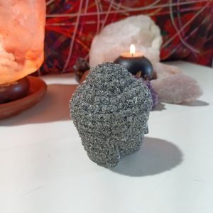 Orgonita electronite formato cabeza Buda