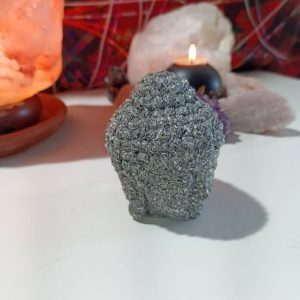 Orgonita electronite formato cabeza Buda