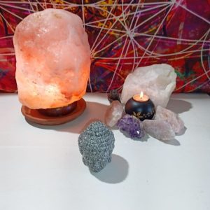 Orgonita electronite formato cabeza Buda