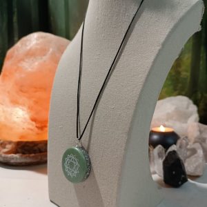 Colgante o llavero Orgonita electronite Chakra Corazón o Cardíaco