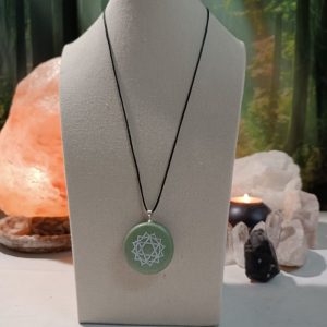 Colgante o llavero Orgonita electronite Chakra Corazón o Cardíaco