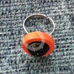 Anillo de Shungita y madera 2 colores