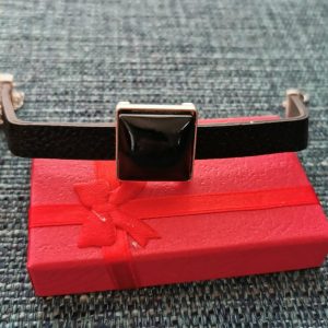 Pulsera de Shungita formato Cuadrada 2 Colores