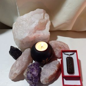 Orgonita VIRUTA PEQUEÑA DE HIERRO colgante Rectángulo Grande