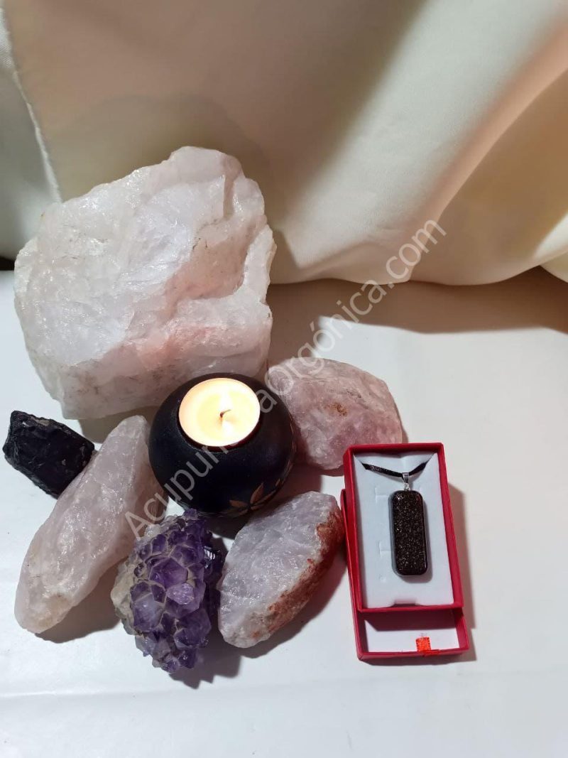 Orgonita VIRUTA PEQUEÑA DE HIERRO colgante Rectángulo Pequeño - Imagen 4