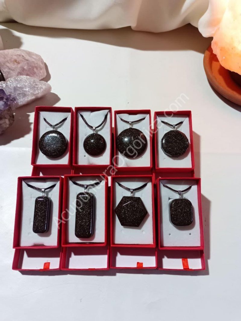 Orgonita VIRUTA PEQUEÑA DE HIERRO colgante Cuadrado - Imagen 5