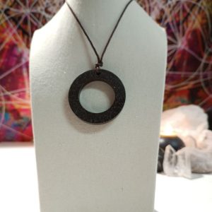 Orgonita VIRUTA PEQUEÑA DE HIERRO colgante Aro Grande